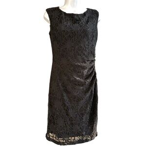 Lauren Ralph Lauren Knee Length Black Dress